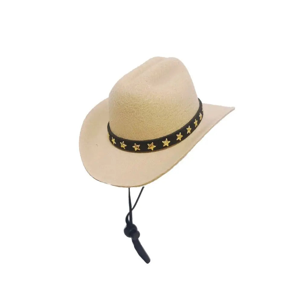 ๐ค ๐พ Adjustable Funny Cowboy Hat โ Cool Summer Pet Accessory!