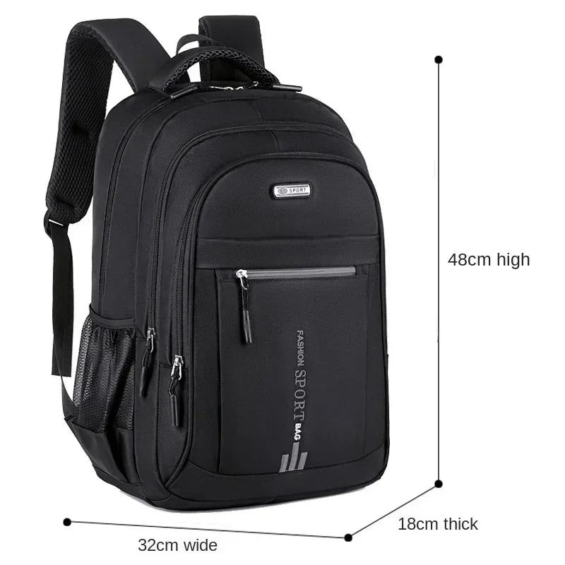 ๐๐ผ Luxury Men's Oxford Fabric Backpack โ Waterproof & Stylish for Every Occasion! ๐ง๏ธ๐ป