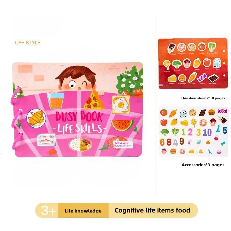 (🎁Last Day 49% OFF)🔥Keep Your Kids Away From Electronics - Early Education Enlightenment Quiet Sticker Toy
