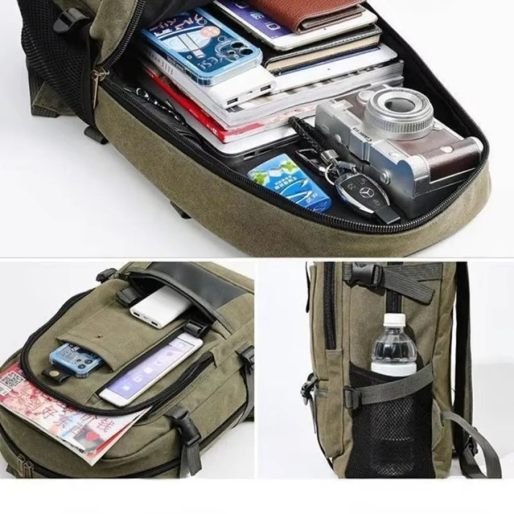 ๐๐๏ธ Menโs Mountain Backpack โ Large Capacity & Rugged Design for Your Daily Adventures! ๐๐ช