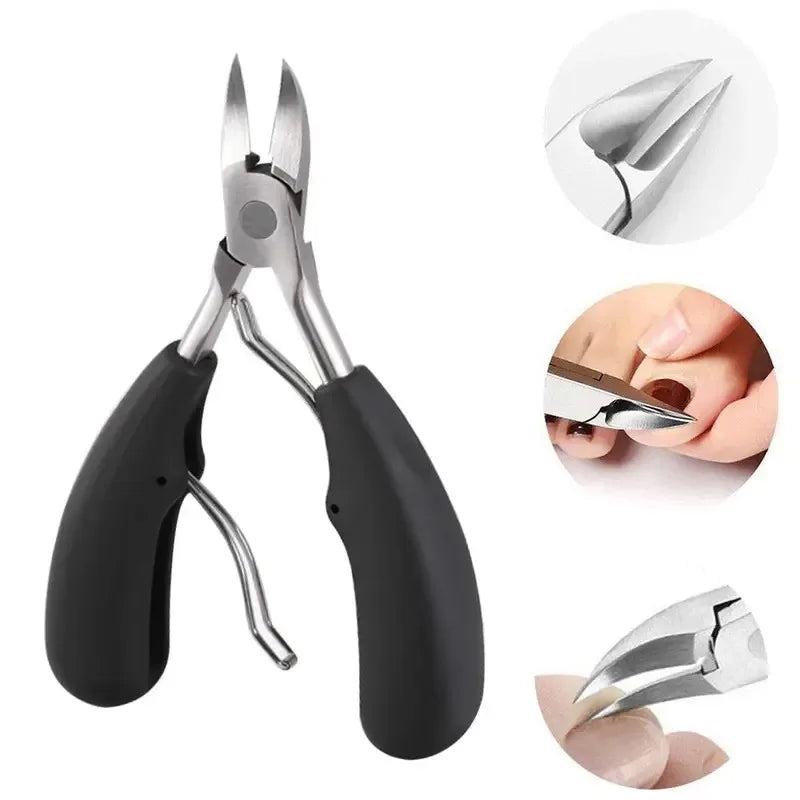 ✨ 4-in-1 Ingrown Toenail Clipper Set – Precision Care for Thick, Tough Nails! ✂️