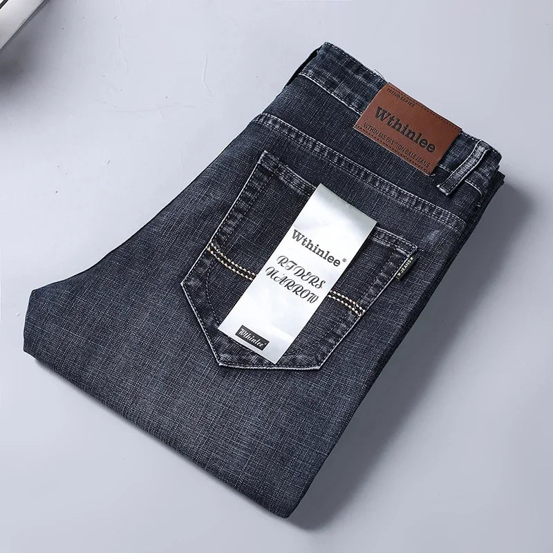 π 2025 Classic Men's Jeans β Stretch Denim for All Seasons π΅β« Casual & Workwear ππ§ββοΈ