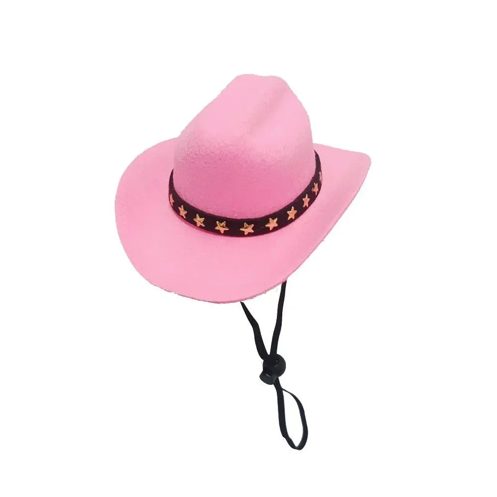 ๐ค ๐พ Adjustable Funny Cowboy Hat โ Cool Summer Pet Accessory!