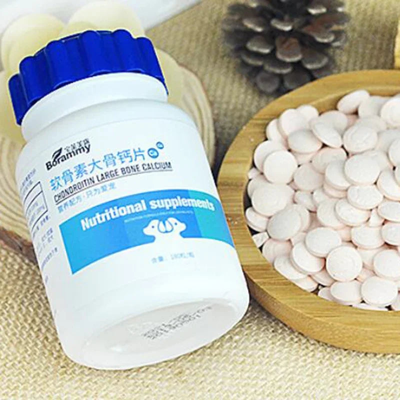 ๐ถ๐ Chondroitin & Calcium Tablets โ Strong Bones for Puppies!