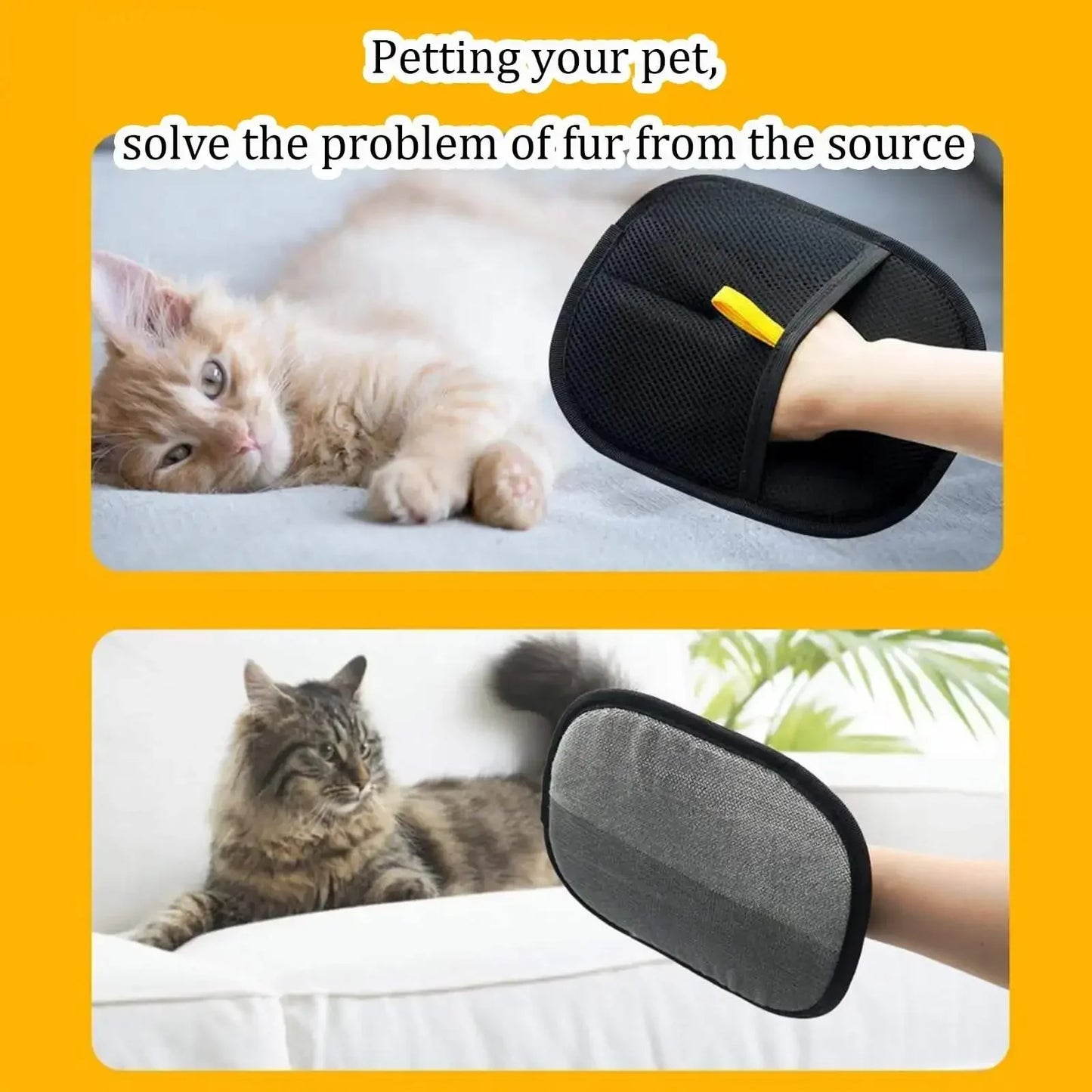 Cat Hair Cleaner Pet Gloves Household Hair Remover Cat Dog Hair Remover Brush Remover Hair Sticking Device Home Hair Scraper