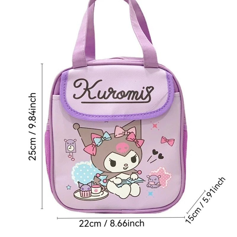 π±π Sanrio Insulated Lunch Bag β Stylish Hello Kitty & Kuromi Design πβοΈ