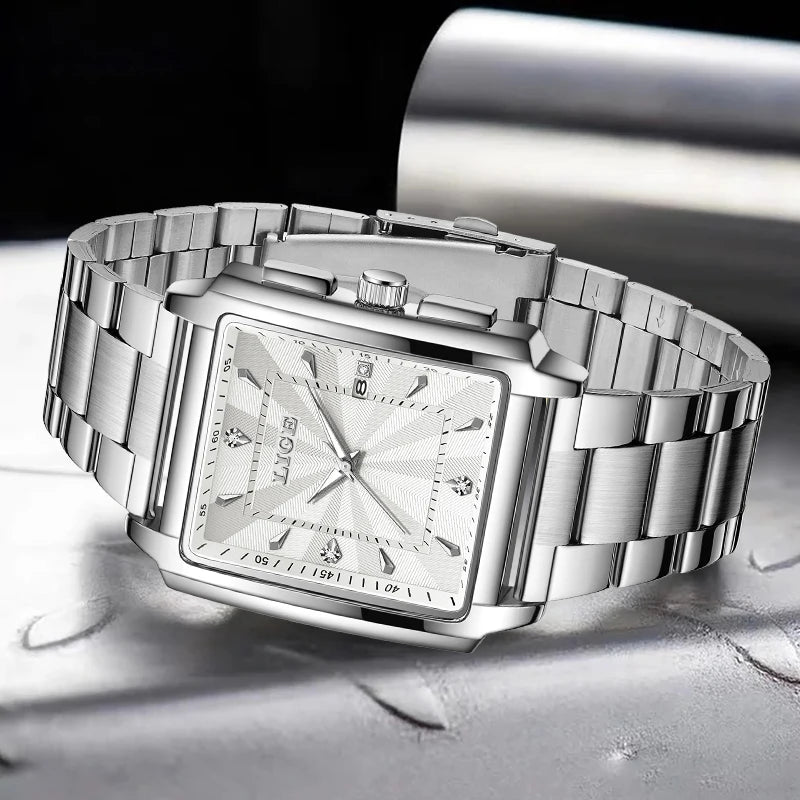 ⌚ LIGE Luxury Men's Watch – Precision Meets Bold Style