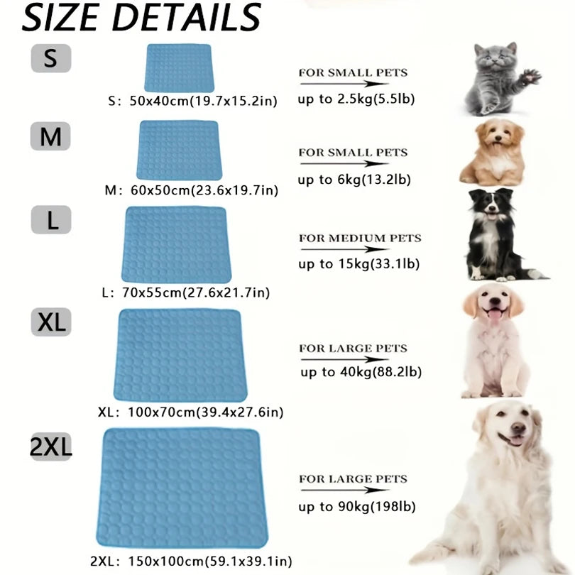 βοΈπΎ Extra Large Cooling Mat β Summer Relief for Dogs & Cats!