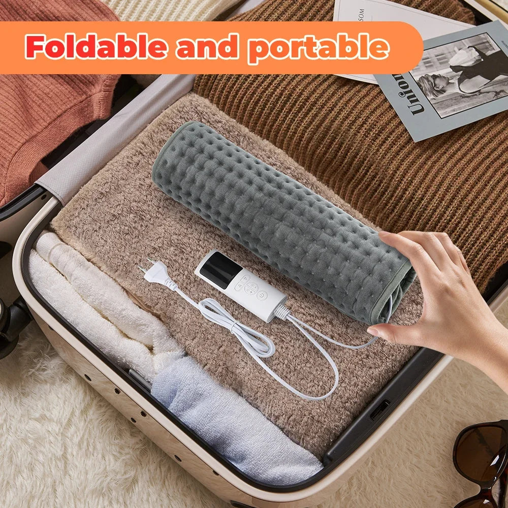 🔥🦶 Electric Foot Warmer Pad – Soft, Washable & Cozy Heat!