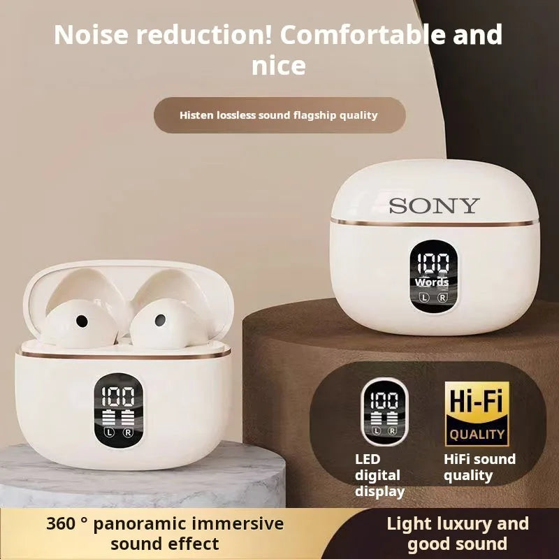 π§π Sony True Wireless Earbuds β HiFi Stereo Sound, ENC Noise Canceling, Power Display ππ± For iPhone & Samsung β¨πΆ