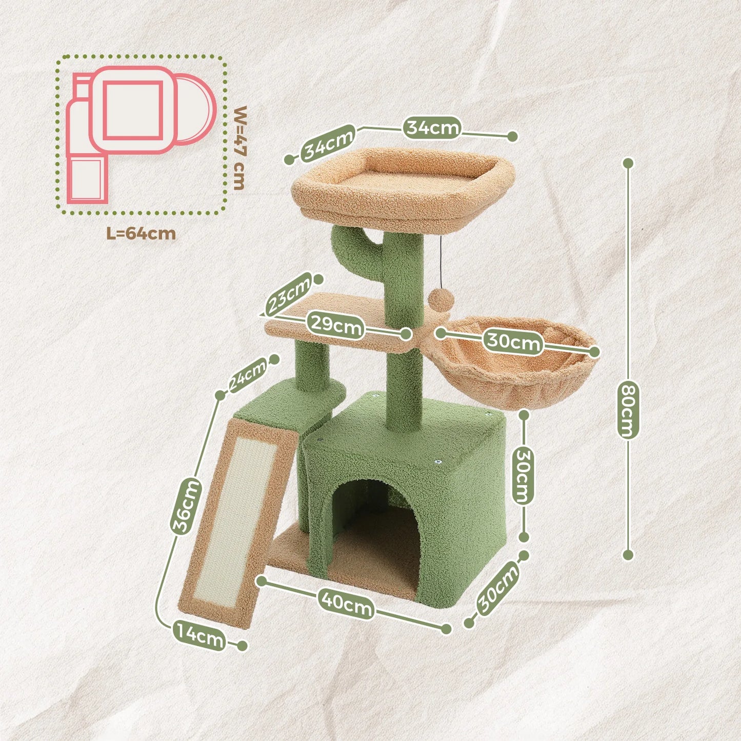 π±π° Indoor Cat Tree β Scratching Posts & Cozy Hammock!