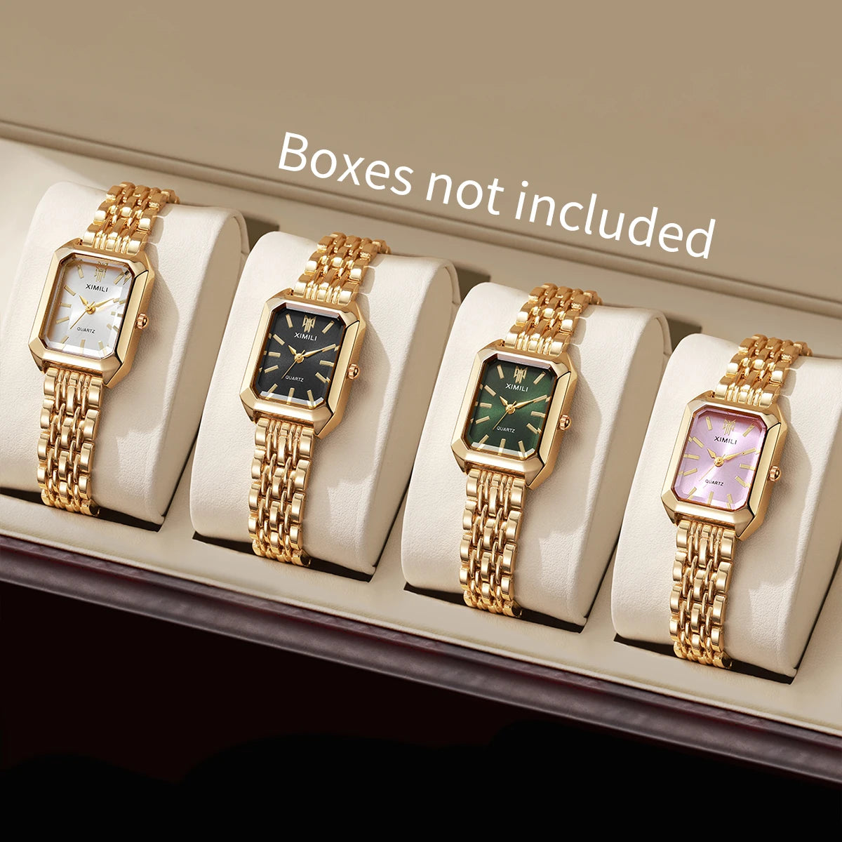 💎 Luxury Rectangle Women’s Watch Set – Timeless Elegance, Unbeatable Value!