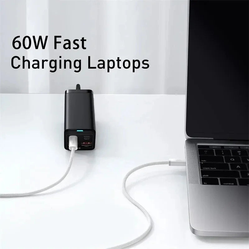 ⚡ 60W USB-C Fast Charger Cable – Power Your iPhone 15 at Warp Speed!