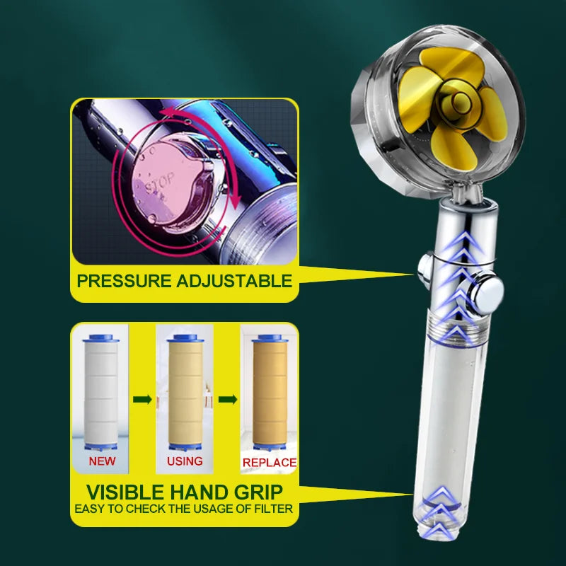 πΏ 360Β° Turbo Shower Head β High Pressure & Water Saving! π¦