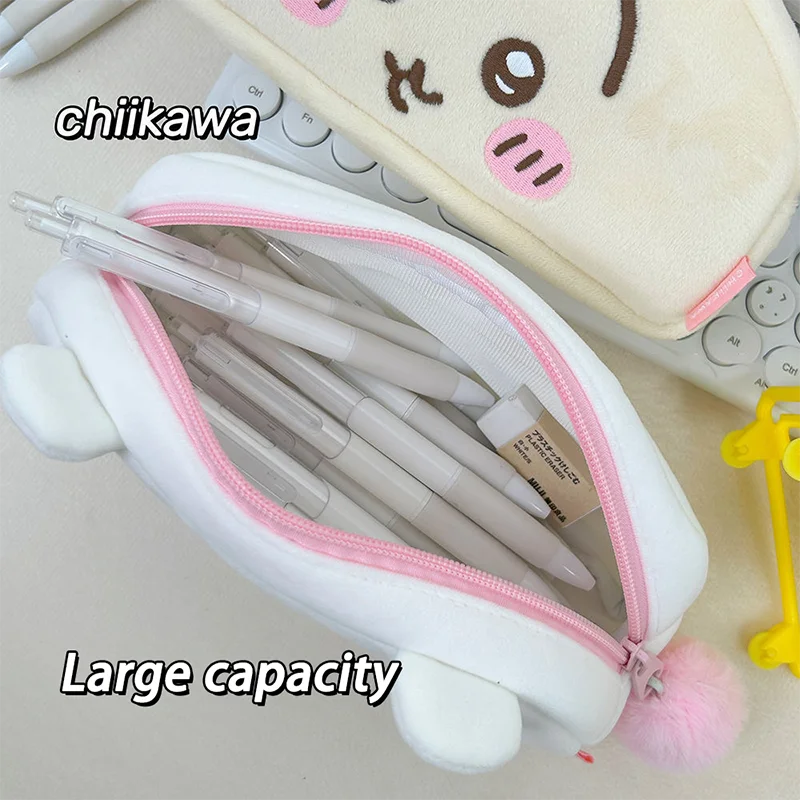 βοΈπ° Chikawa Pencil Case β Cute Cartoon Design Featuring Hatchiwari & Usagi ππ