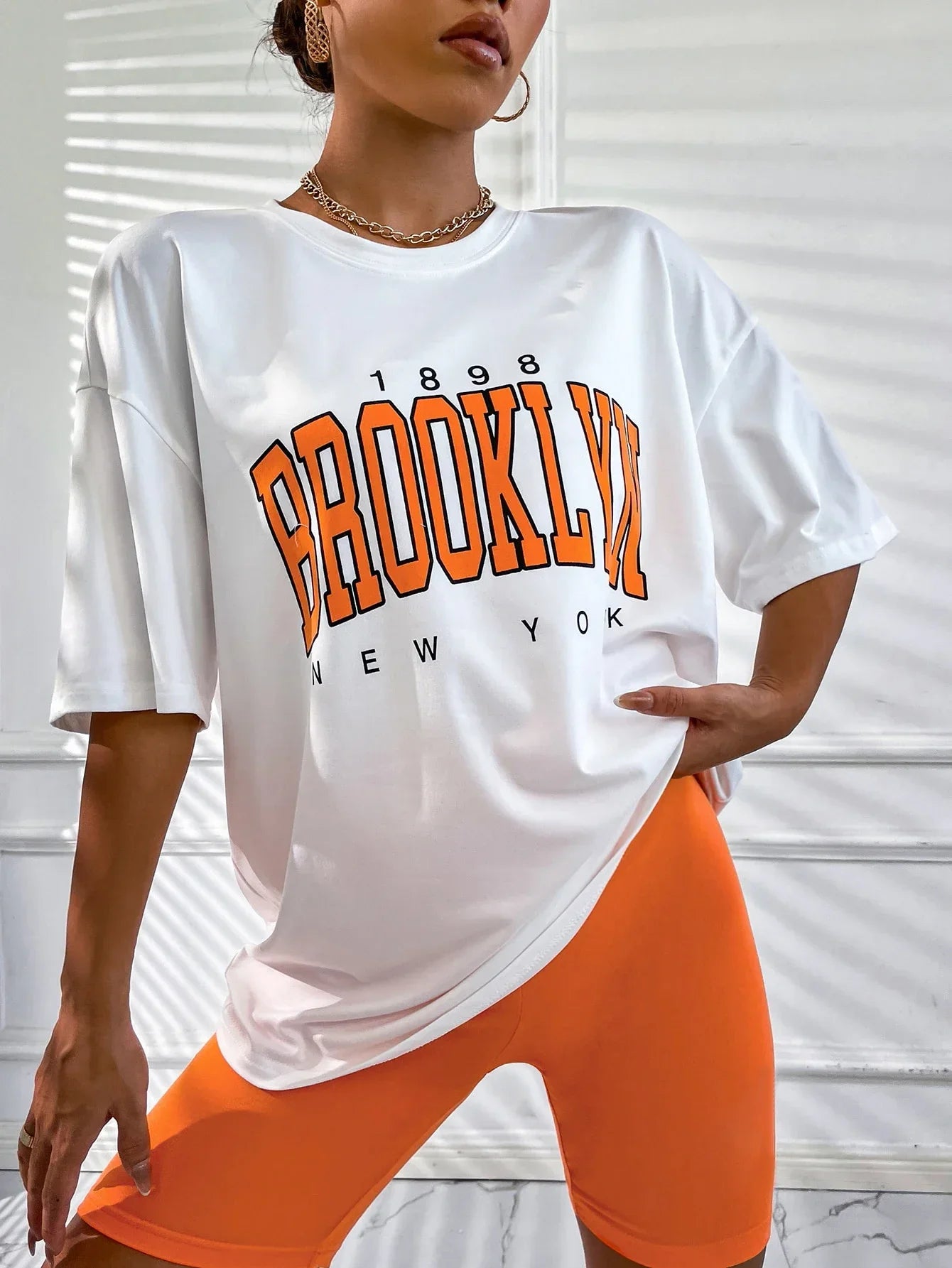 π½β¨ Vintage Vibes! Oversized Brooklyn Tee π Y2K Style ππ₯