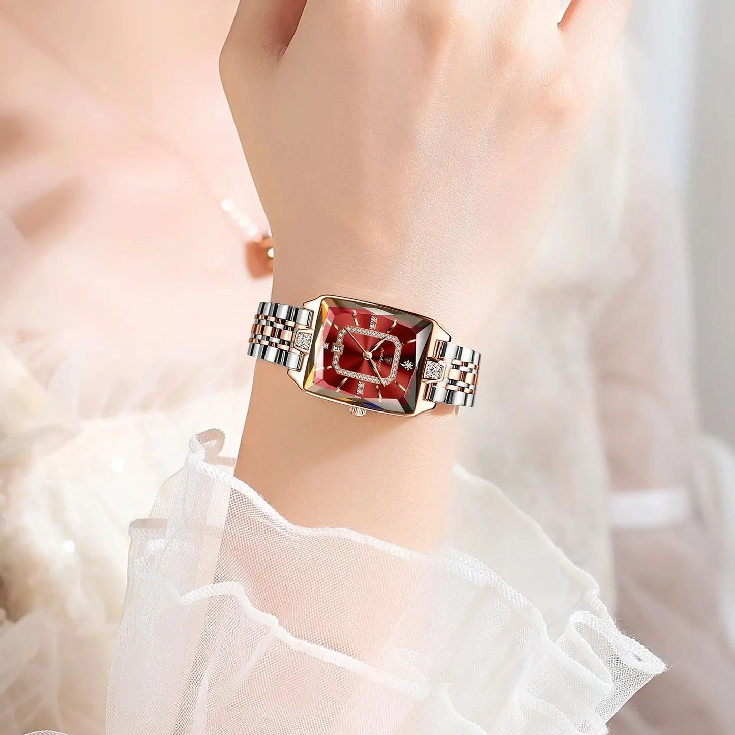π POEDAGAR Luxury Rectangle Watch β Where Elegance Meets Everyday Reliability