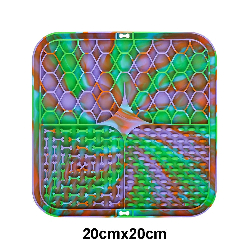 π¦΄πΆ Slow Feed Lick Mat β Fun & Calming Silicone Plate for Happy Dogs! πΎπ§ββοΈβ¨
