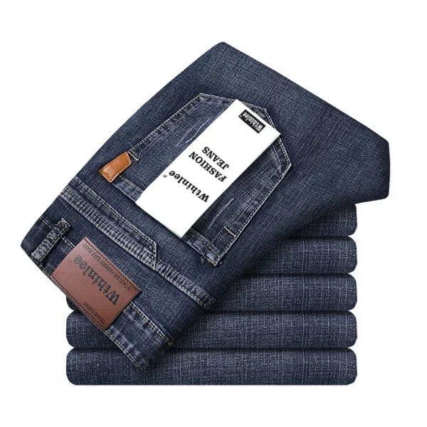 π 2025 Classic Men's Jeans β Stretch Denim for All Seasons π΅β« Casual & Workwear ππ§ββοΈ