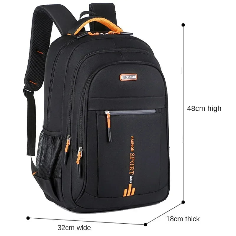 ๐๐ผ Luxury Men's Oxford Fabric Backpack โ Waterproof & Stylish for Every Occasion! ๐ง๏ธ๐ป