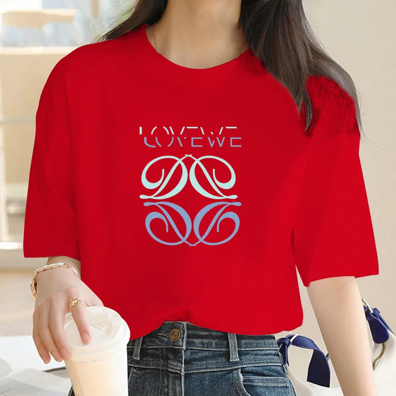 ❤️👚 Love Style! Classic Loose Cotton Tee ☀️🌸 Comfy & Chic