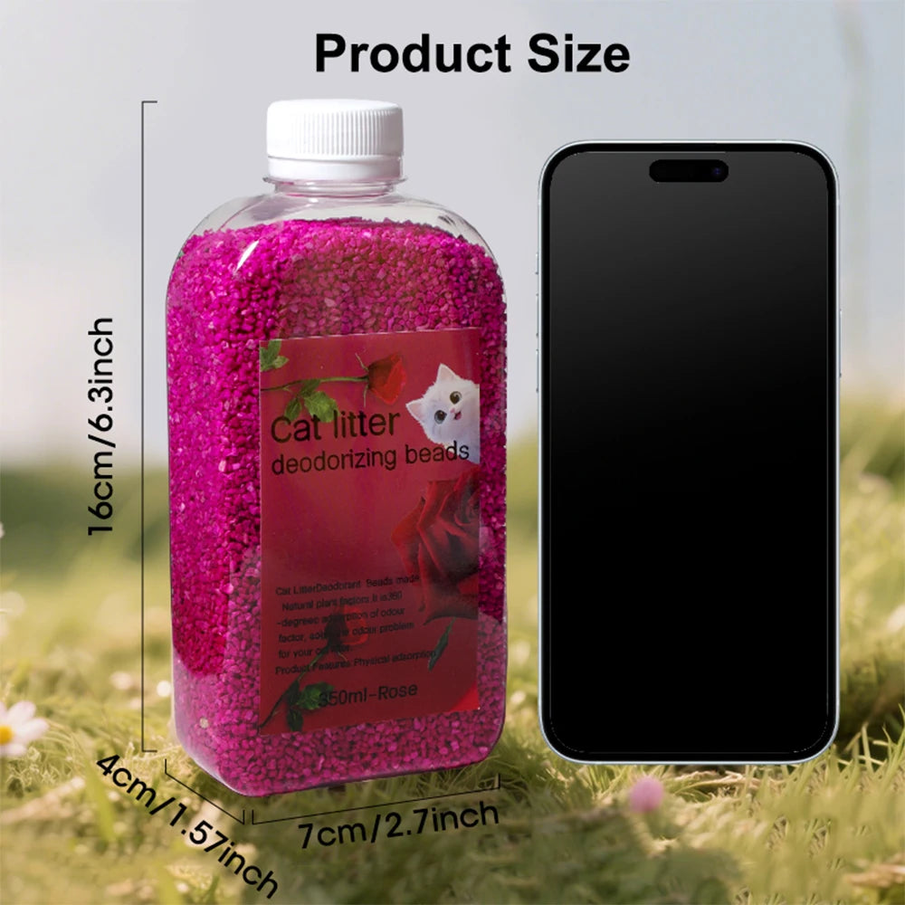 **๐ฟ Cat Litter Deodorizer Beads โ Banish Litter Box Smells in Seconds!