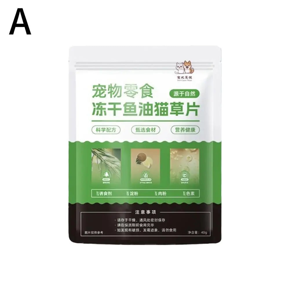 "๐๐ฟ Fish Oil & Catgrass โ Natural Hairball Relief & Healthy Teeth for Your Cat! ๐ฑโจ"