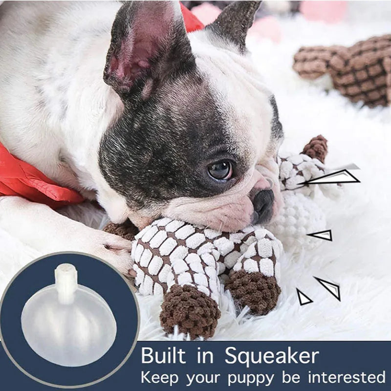 Plush Squeaky Dog Toy 🔥