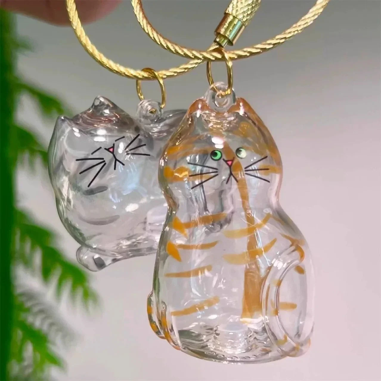 Transparent Cat Hair Keepsake Charm