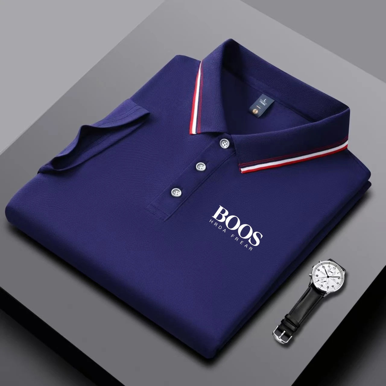 πΌπ₯ Sharp & Breezy! π Embroidered Polo for Men ππ