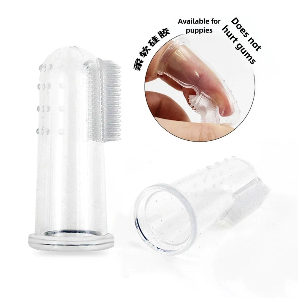 ποΈπΎ Silicone Finger Toothbrush β Gentle, Effective Oral Care for Cats & Dogs! π¦·πΆπ±β¨