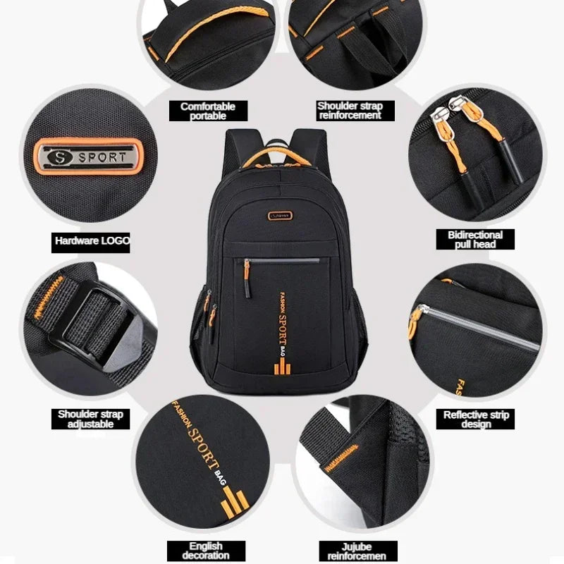 ๐๐ผ Luxury Men's Oxford Fabric Backpack โ Waterproof & Stylish for Every Occasion! ๐ง๏ธ๐ป