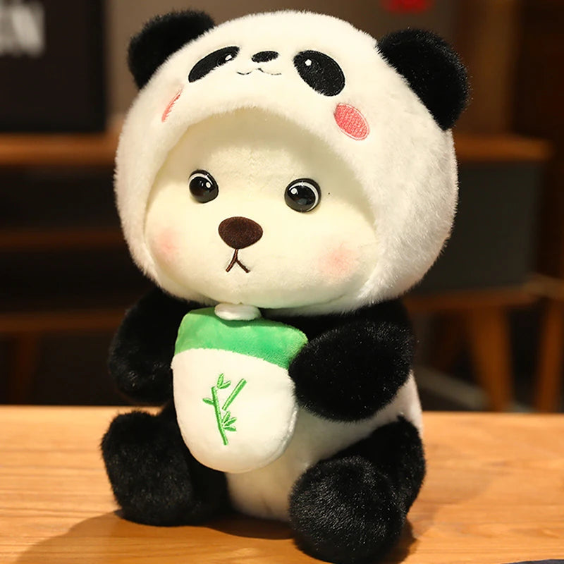 Crossdressing Capibara Unicorn/Panda Teddy Bear Doll Plush Toys Gift For Children