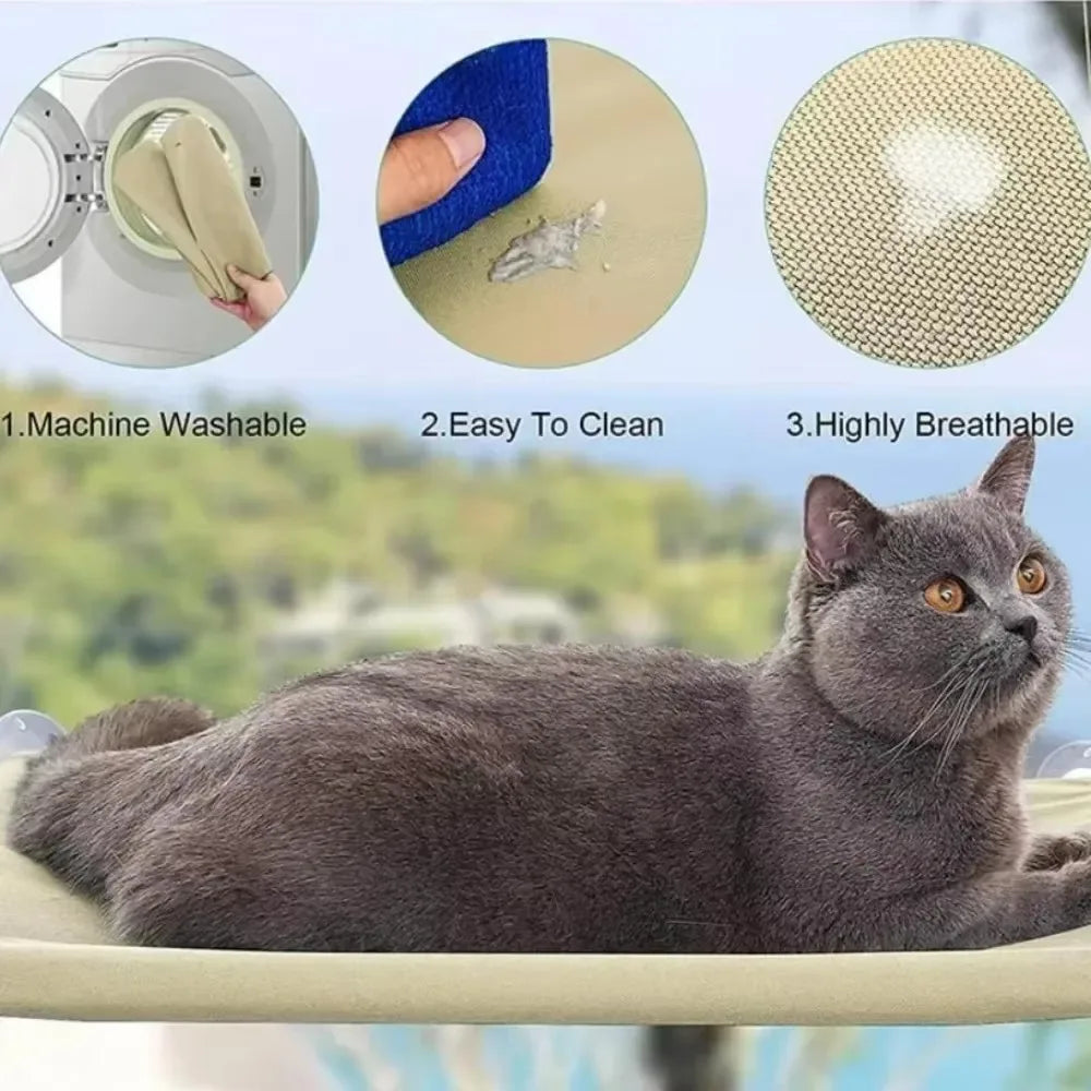 ☁️ Window Cat Hammock – Sunbeam Napping Just Got Luxurious!