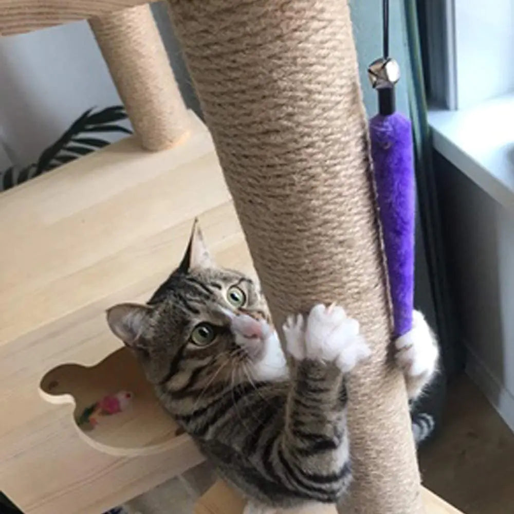 🪶🐱 Retractable Feather Toy – Interactive Fun for Indoor Cats!