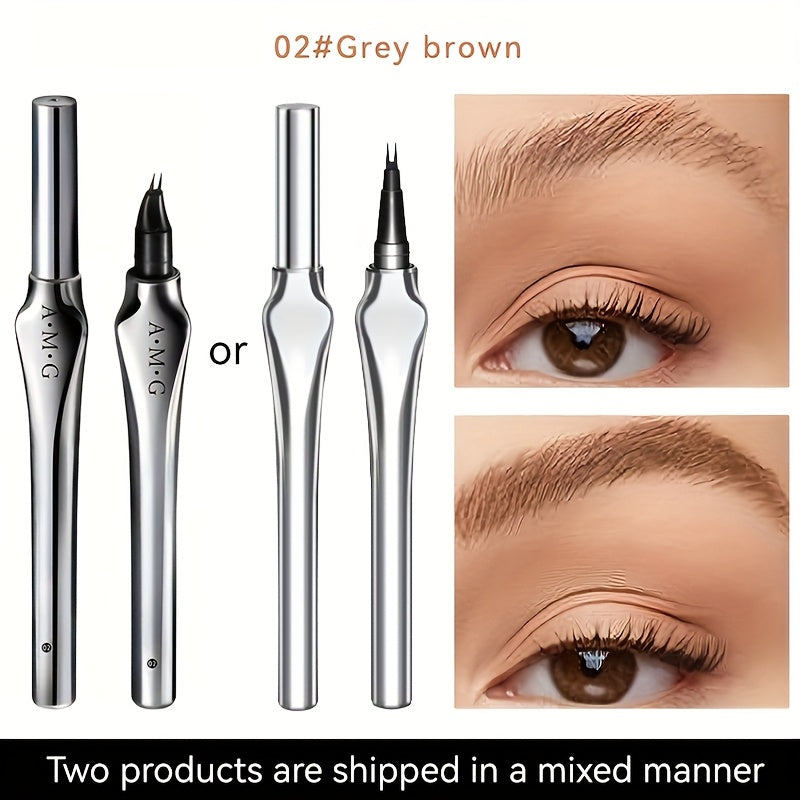 ✨ AMG Ultra-Fine Dual-Tip Eyebrow Pencil | 0.0mm Precision, Waterproof, Long-Lasting, Smudge-Proof for Perfect Natural Brows 💖
