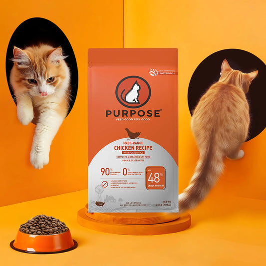 🍗🐱 PURPOSE Grain-Free Dry Cat Food – Protein-Rich, Indoor Formula!