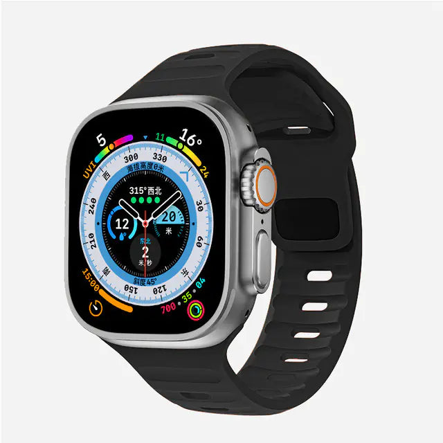 Single Color Silicone Band for Apple Watch Ultra