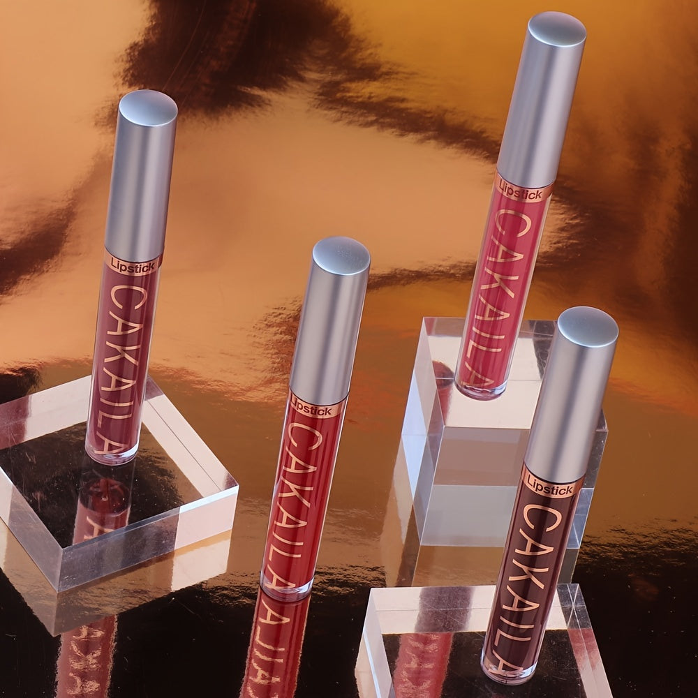 💋 CAKAILA 10-Piece Matte Liquid Lipstick Set | Long-Lasting, Waterproof, Non-Stick, Velvet Finish – Red Shades for All Skin Types