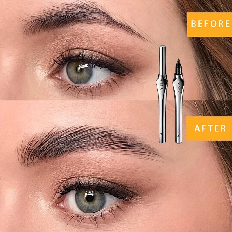 ✨ AMG Ultra-Fine Dual-Tip Eyebrow Pencil | 0.0mm Precision, Waterproof, Long-Lasting, Smudge-Proof for Perfect Natural Brows 💖