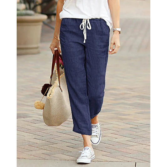 ☀️ Casual Spring/Summer Pants – Breathable & Stylish Fit for Women