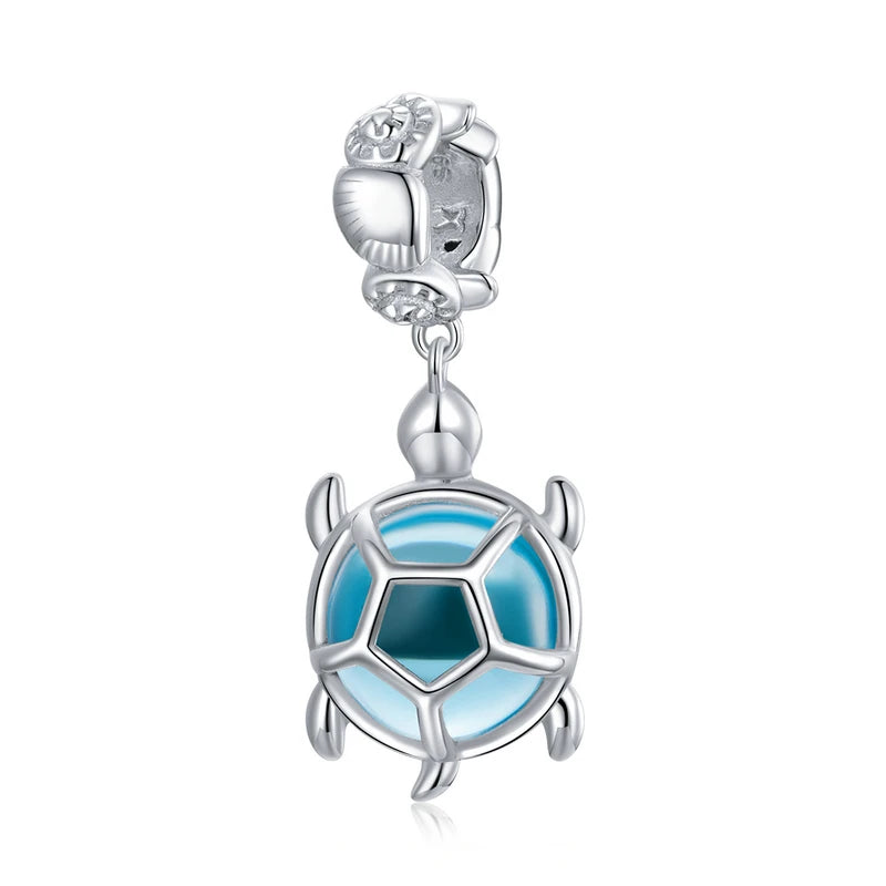 🌊 WOSTU 925 Sterling Silver Ocean Charm Collection – Create Your Coastal Jewelry Story! ✨
