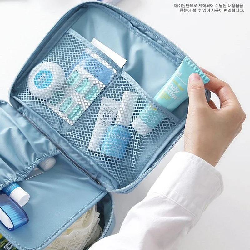 💄🎒 High-Capacity Waterproof Makeup Bag – Travel & Cosmetic Organizer for Women 🧴✨