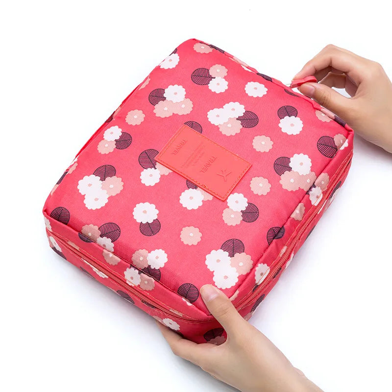 💄🎒 High-Capacity Waterproof Makeup Bag – Travel & Cosmetic Organizer for Women 🧴✨