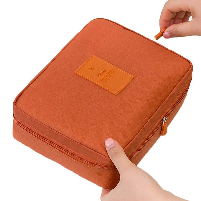 💄🎒 High-Capacity Waterproof Makeup Bag – Travel & Cosmetic Organizer for Women 🧴✨
