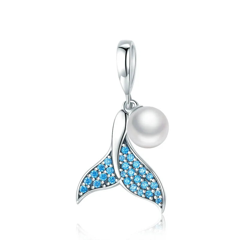 🌊 WOSTU 925 Sterling Silver Ocean Charm Collection – Create Your Coastal Jewelry Story! ✨
