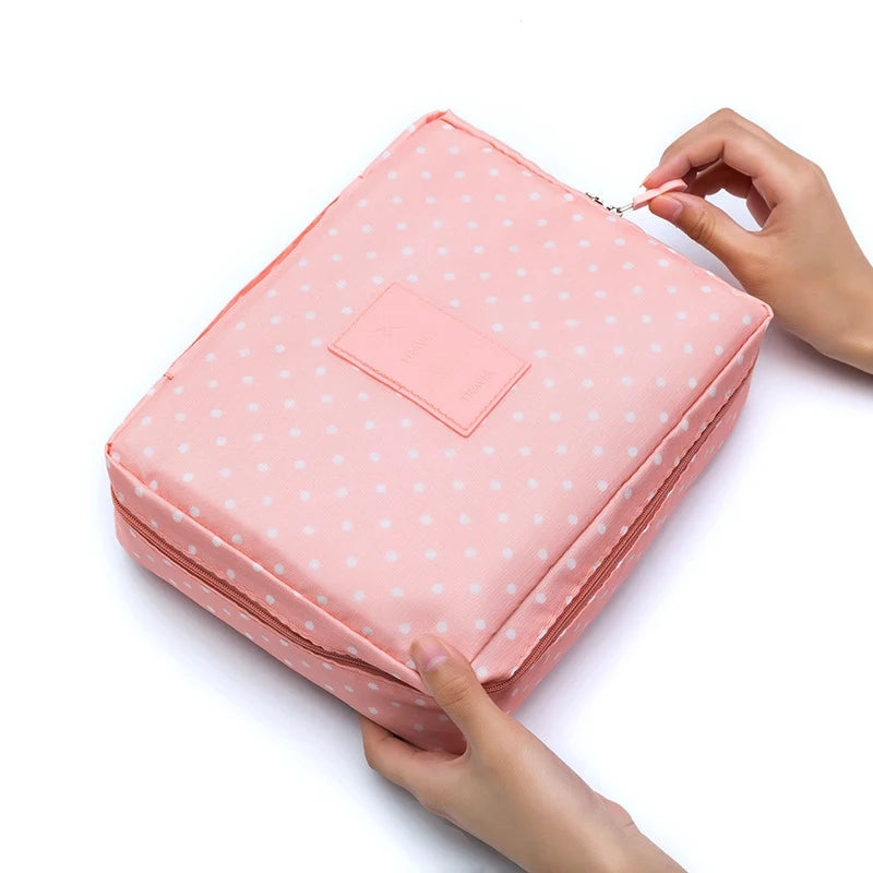 💄🎒 High-Capacity Waterproof Makeup Bag – Travel & Cosmetic Organizer for Women 🧴✨