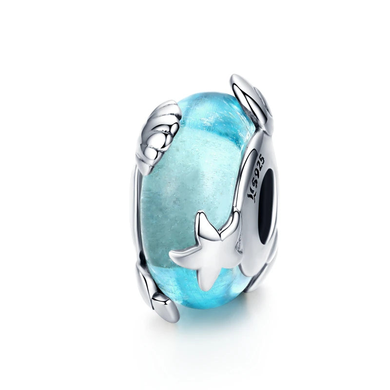 🌊 WOSTU 925 Sterling Silver Ocean Charm Collection – Create Your Coastal Jewelry Story! ✨