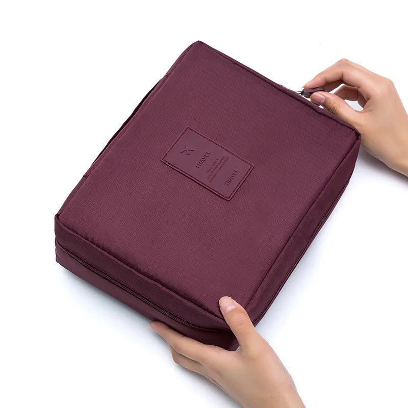 💄🎒 High-Capacity Waterproof Makeup Bag – Travel & Cosmetic Organizer for Women 🧴✨