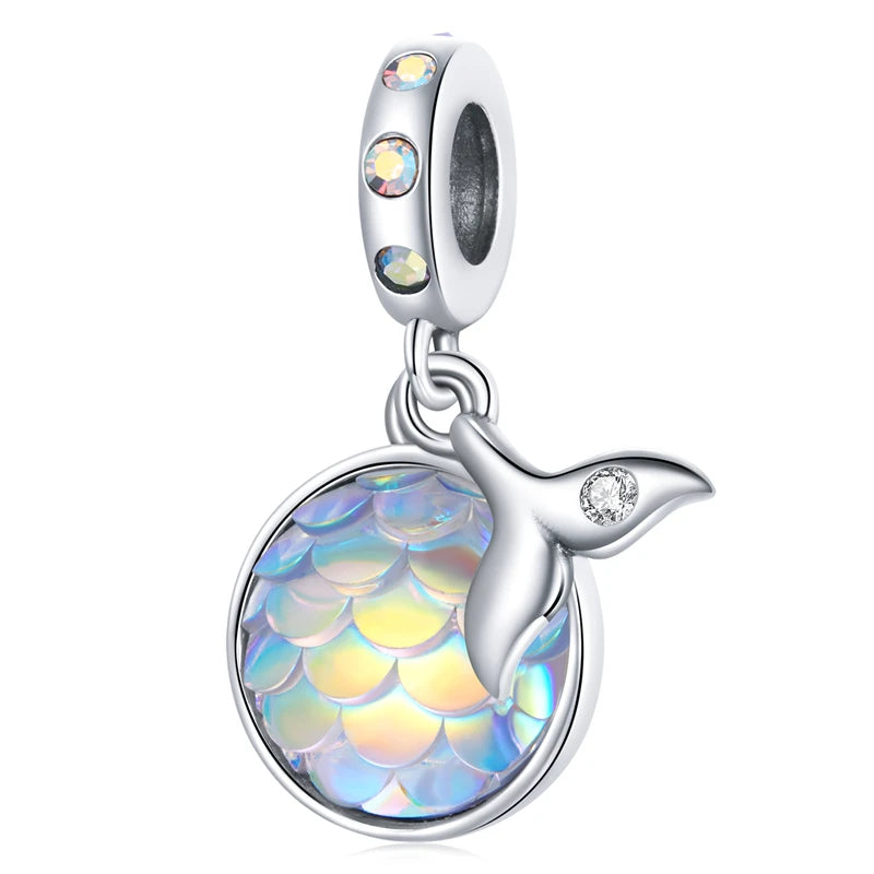 🌊 WOSTU 925 Sterling Silver Ocean Charm Collection – Create Your Coastal Jewelry Story! ✨